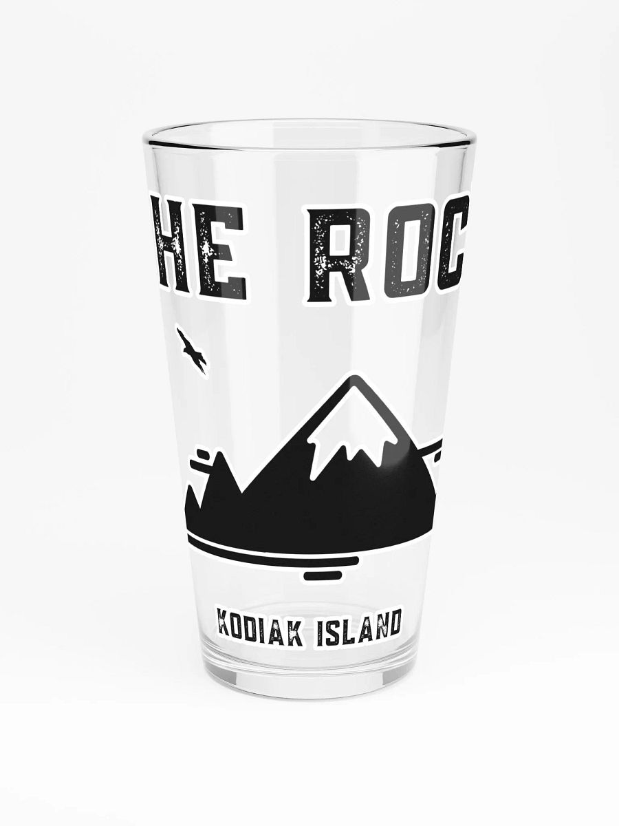 The Rock Pint Glass (Black) product image (3)