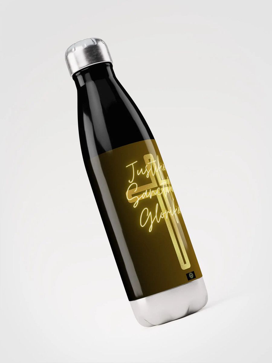 Justified, Sanctified, Glorified! Stainless Steel Water Bottle product image (3)