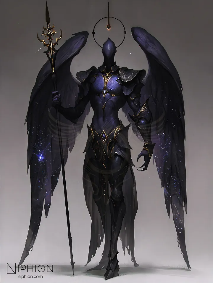 High-Resolution Digital Art – Nebula Archangel, Character Design #15 product image (1)