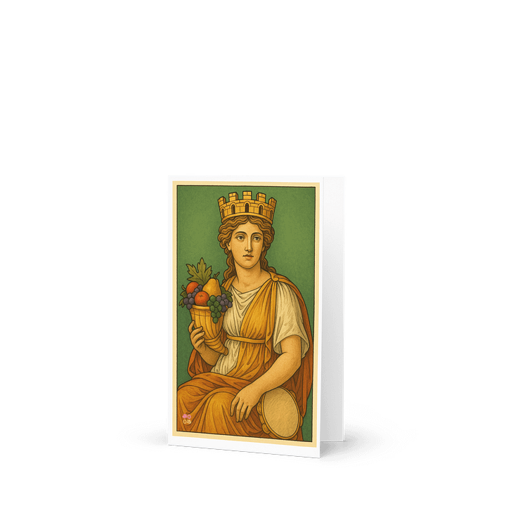 Goddess Fortuna Annonaria Greeting Card product image (1)