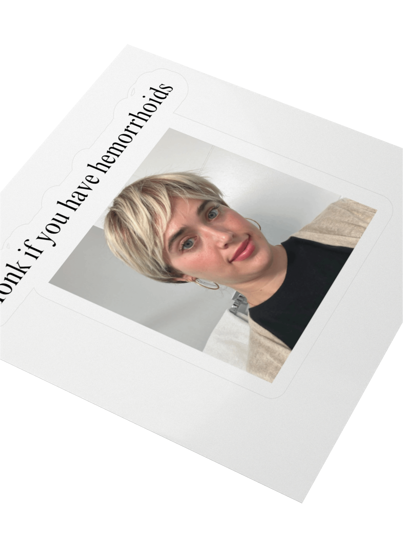 Honk if you have hemorrhoids sticker product image (6)