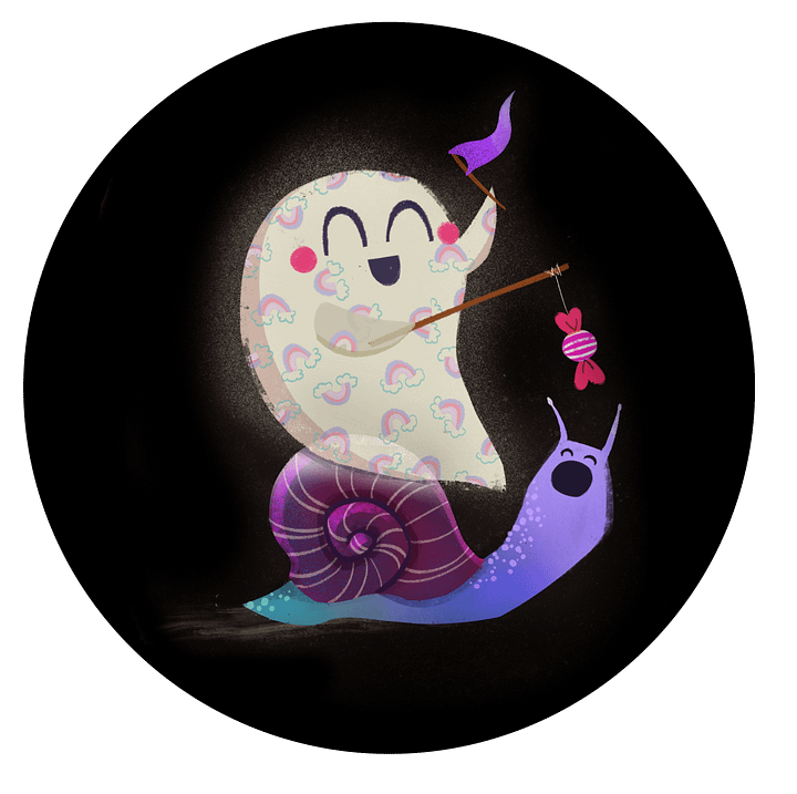 Little Ghost Snail Race - Ceramic Mug product image (2)