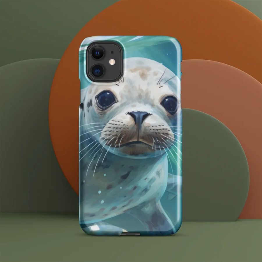 Whiskered Seal iPhone® Snap Case product image (11)