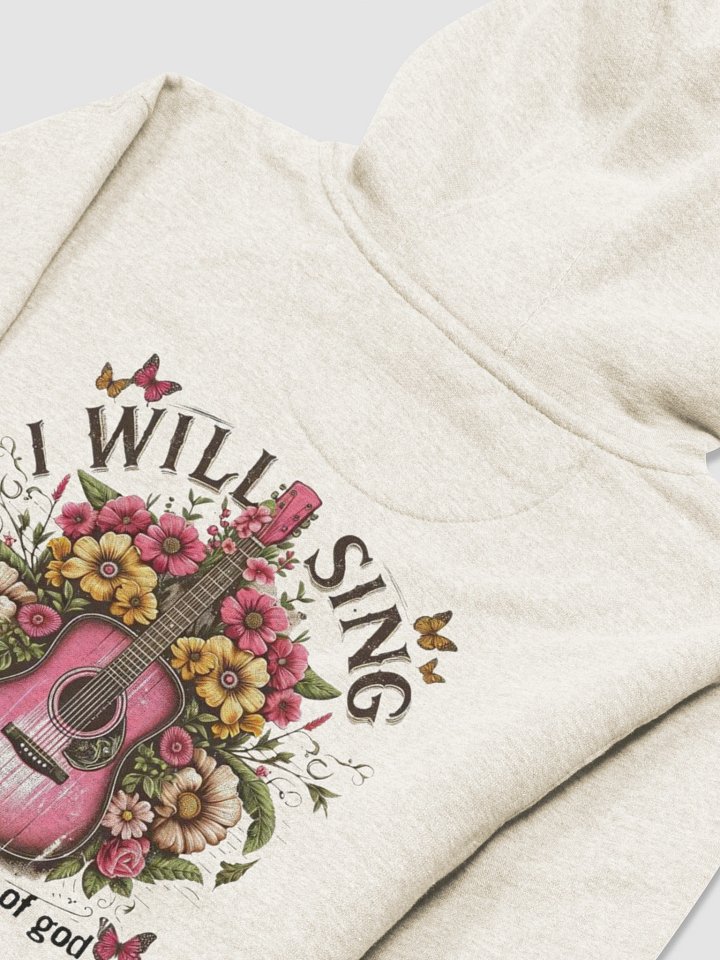 Vibrant Worship Guitar Unisex Hoodie product image (2)
