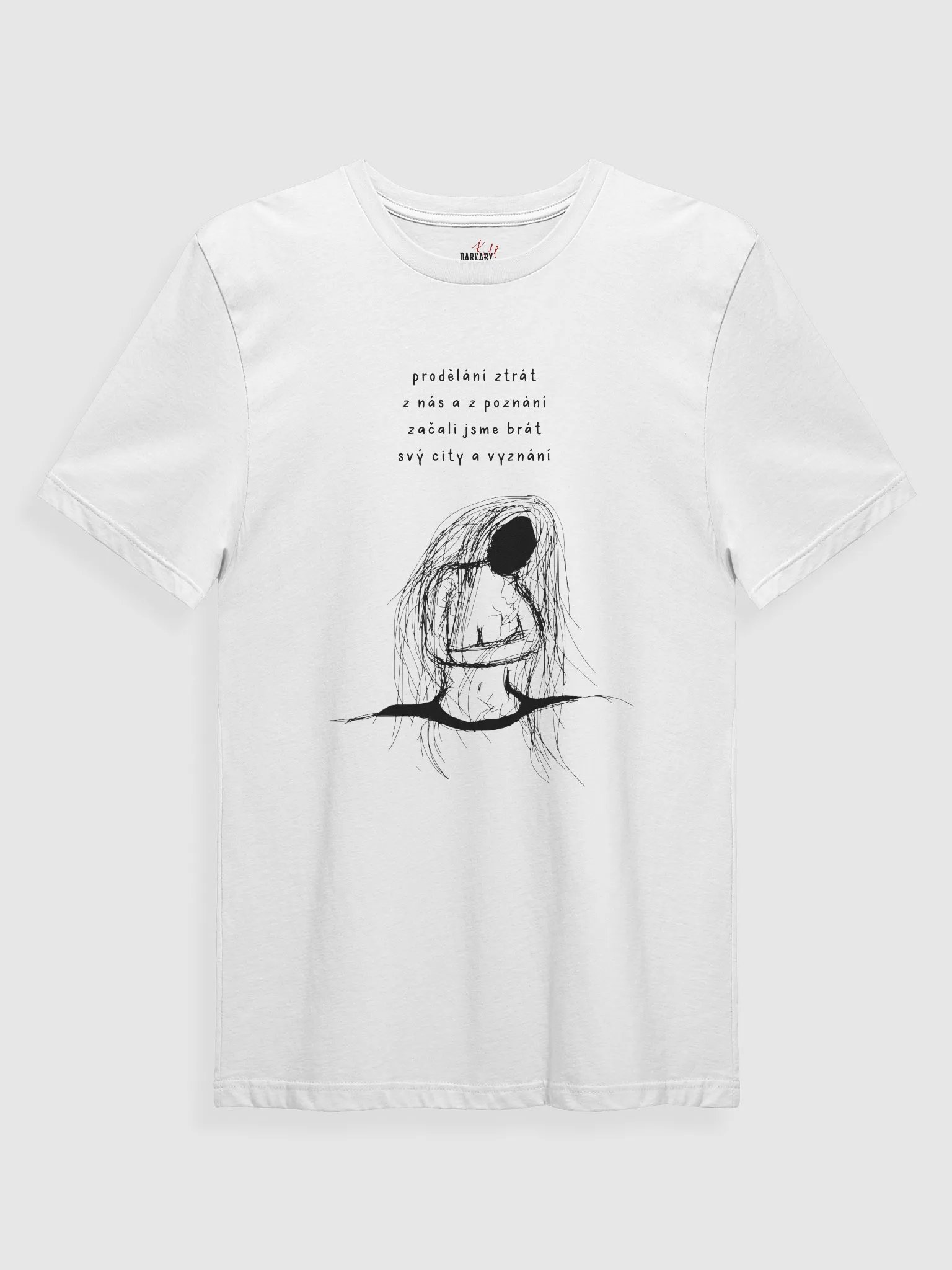 Prodělání ztrát White T-shirt product image (1)