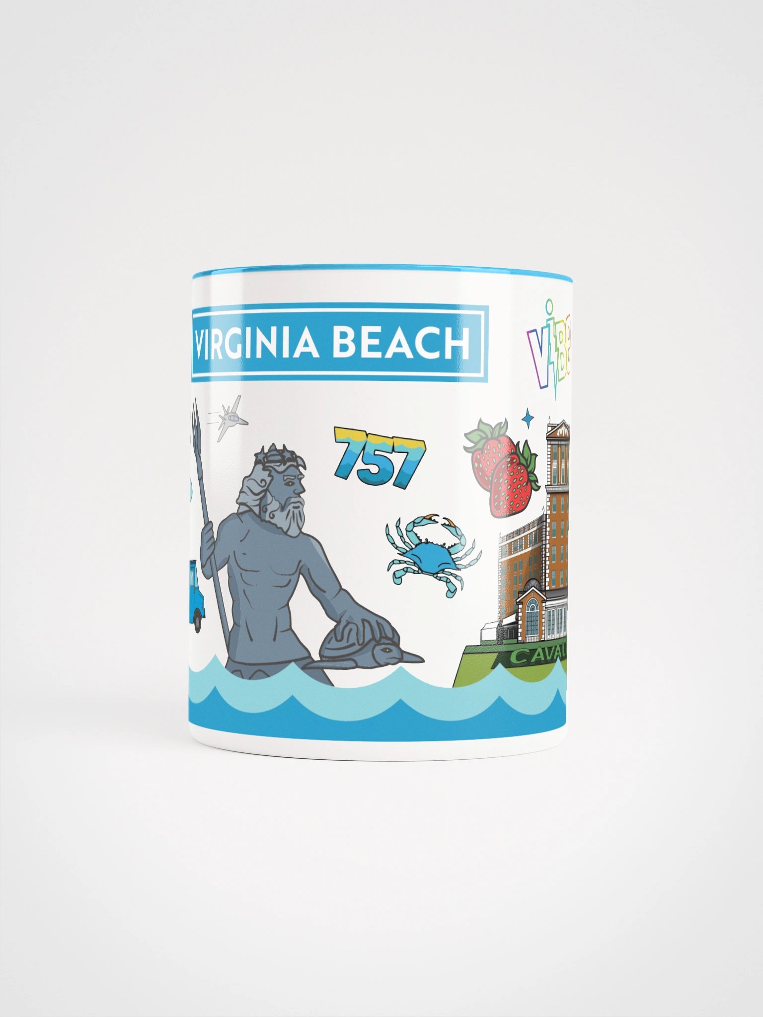 Virginia Beach Coffee Mug - Color Inside product image (6)