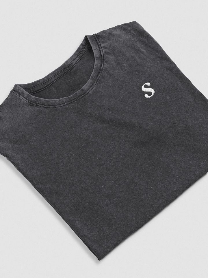 Husky Tee (white embroidered) product image (1)
