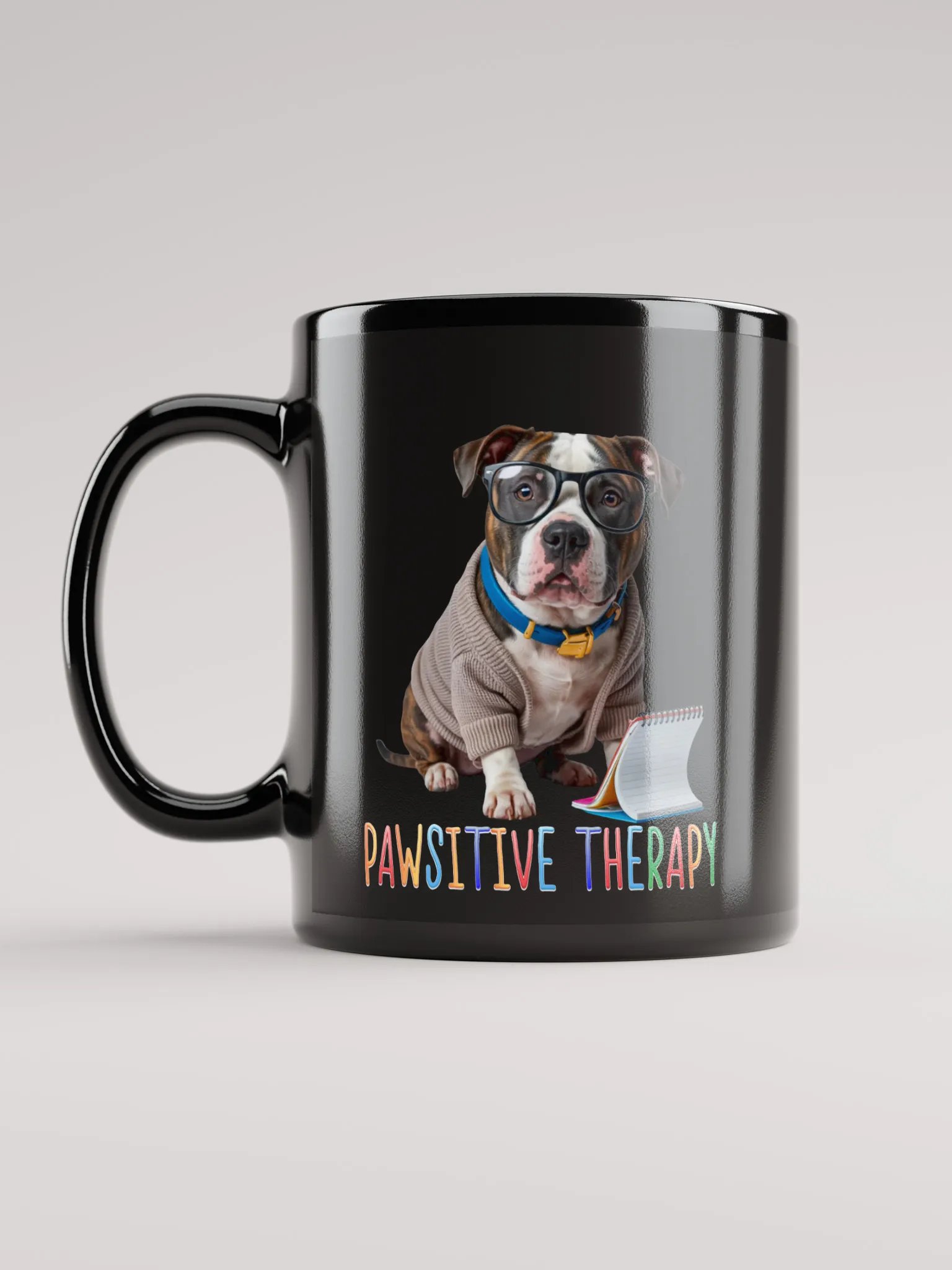 Pawsitive Therapy Black Mug product image (5)