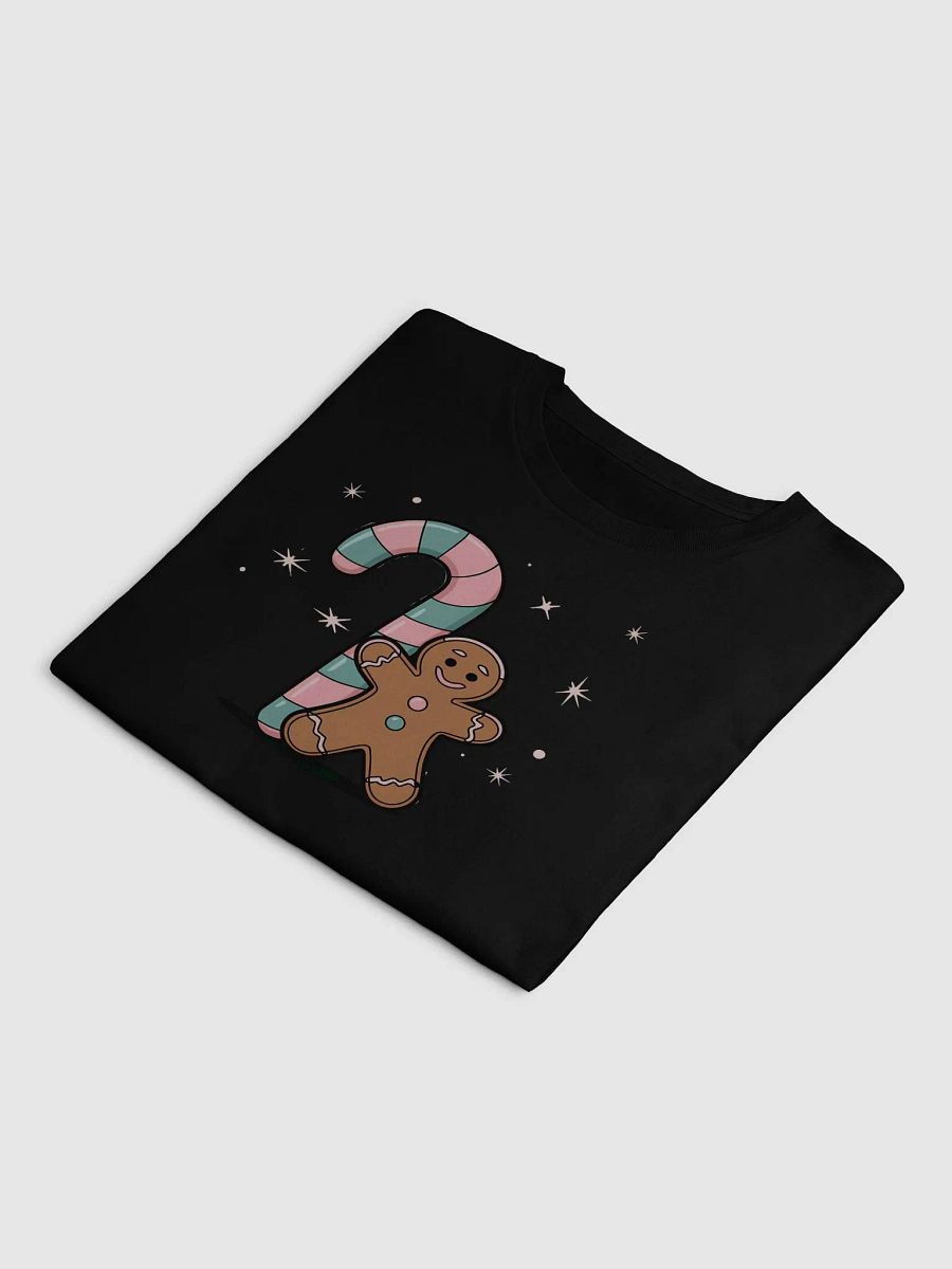 Festive Candy Cane and Gingerbread Man Crop Top product image (24)