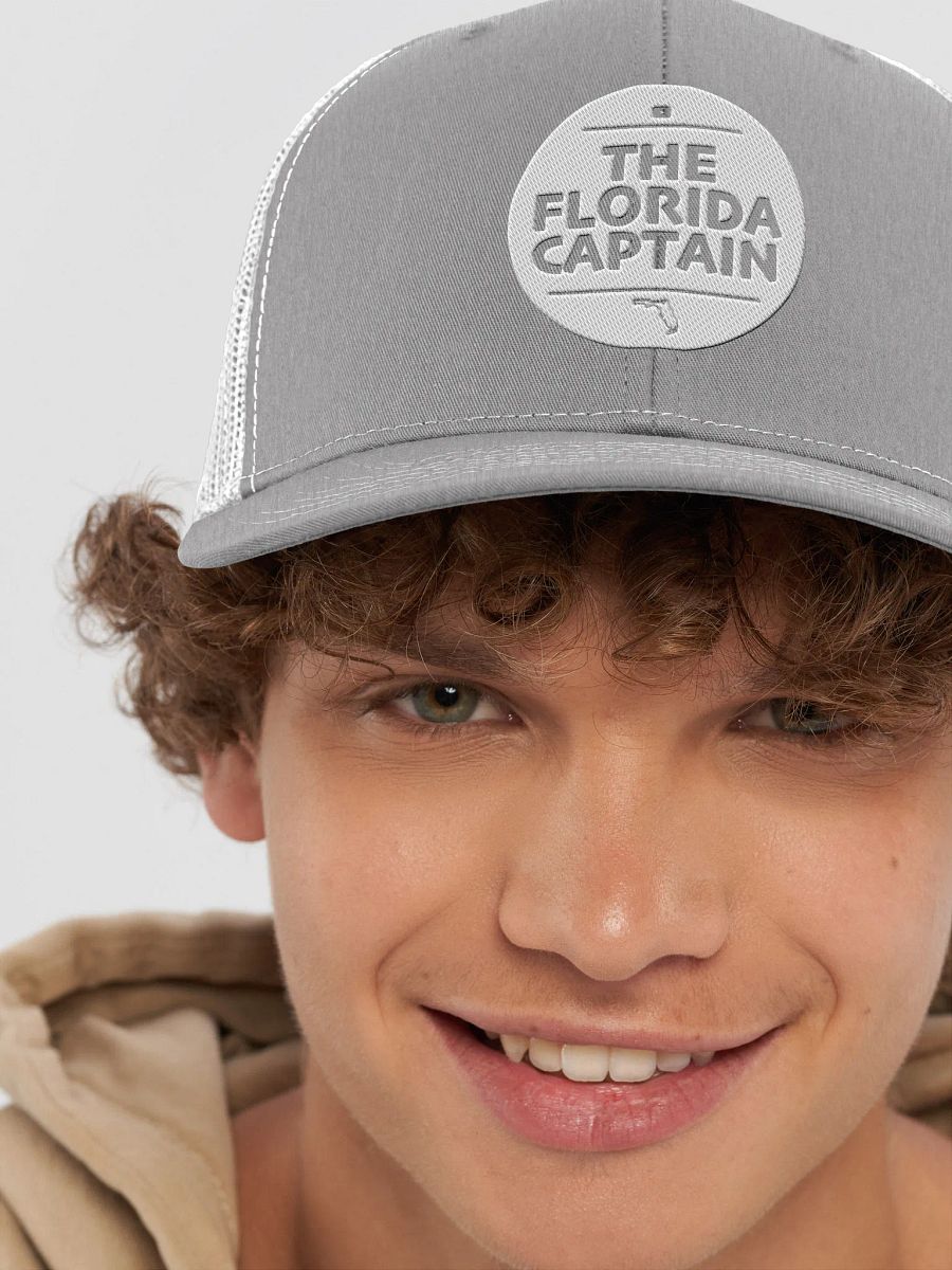 The Florida Captain - Trucker Hat with White Logo product image (15)