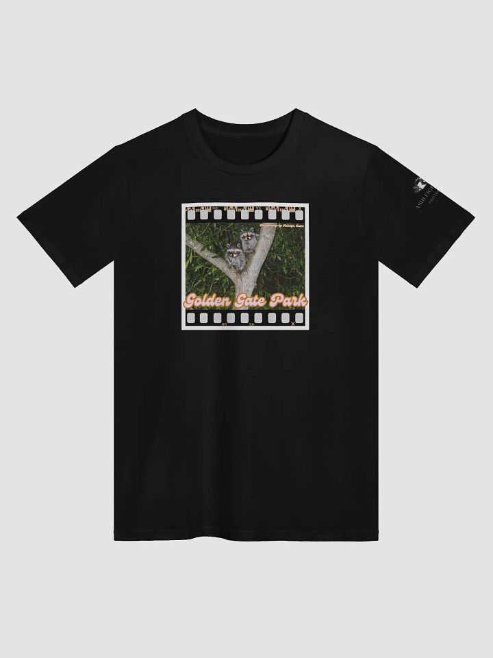 Golden Gate Park Raccoons T-Shirt Black product image (1)