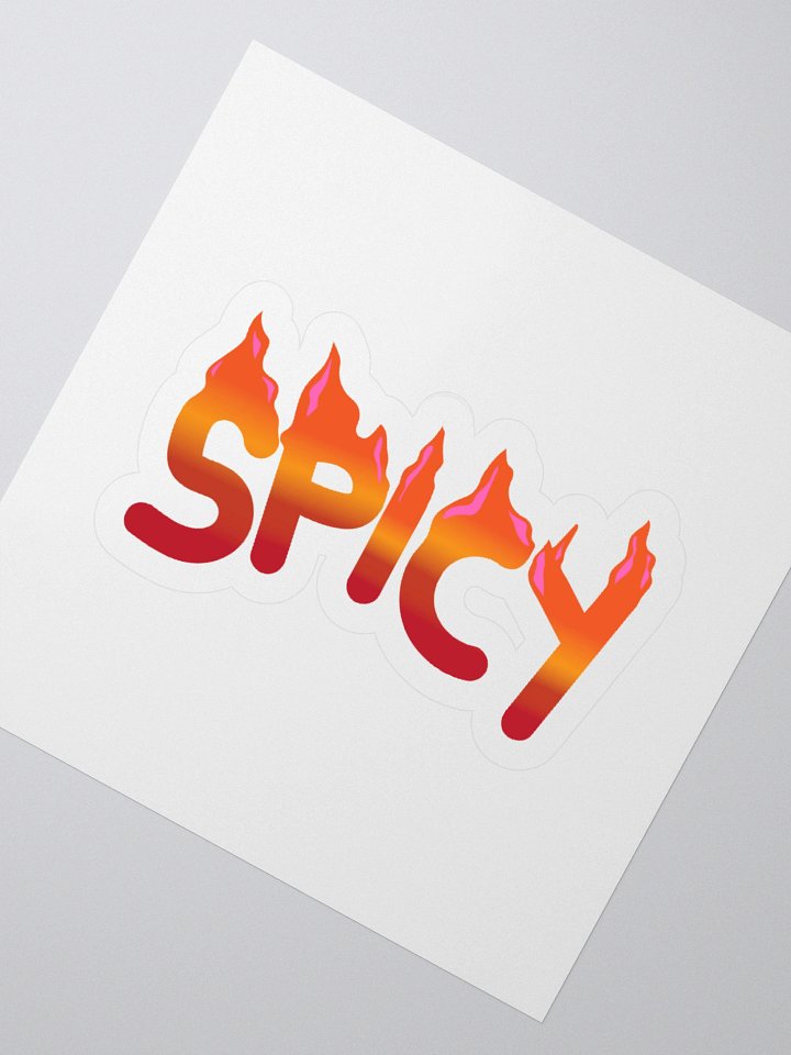 Spicy Flames Kiss Cut Stickers product image (2)