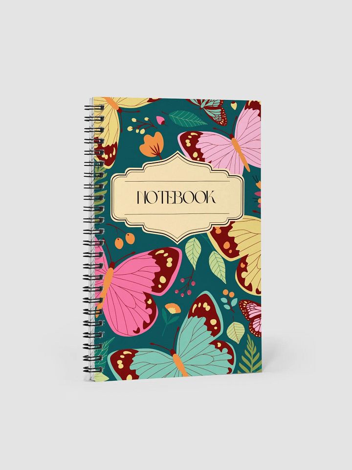 Butterfly Botanical Spiral Notebook product image (1)