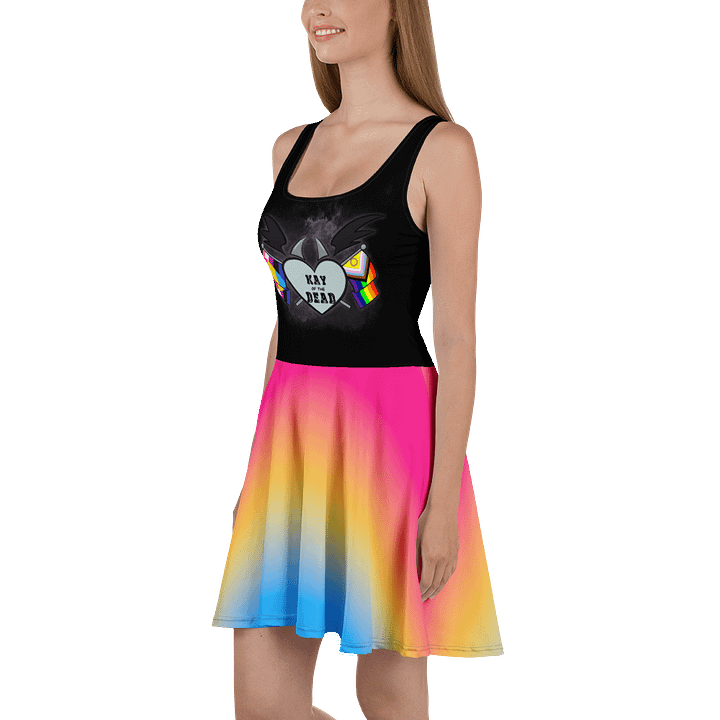 Kay_of_the_Dead Pride Logo Dress With Pansexual Pride Skirt product image (1)