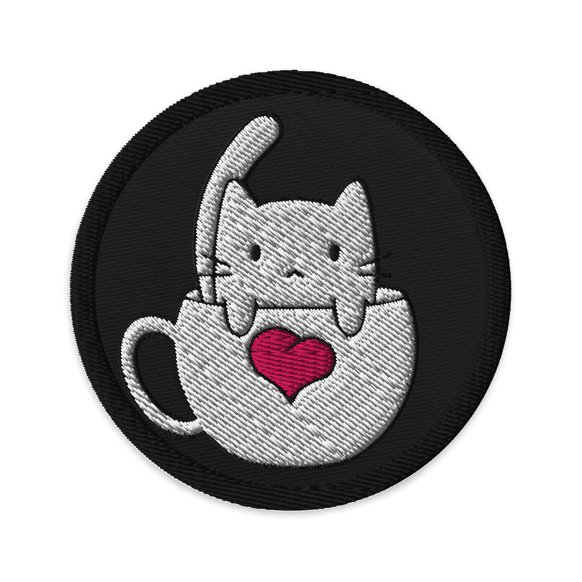 Softie's Café Logo || Embroidered Round Badge product image (1)