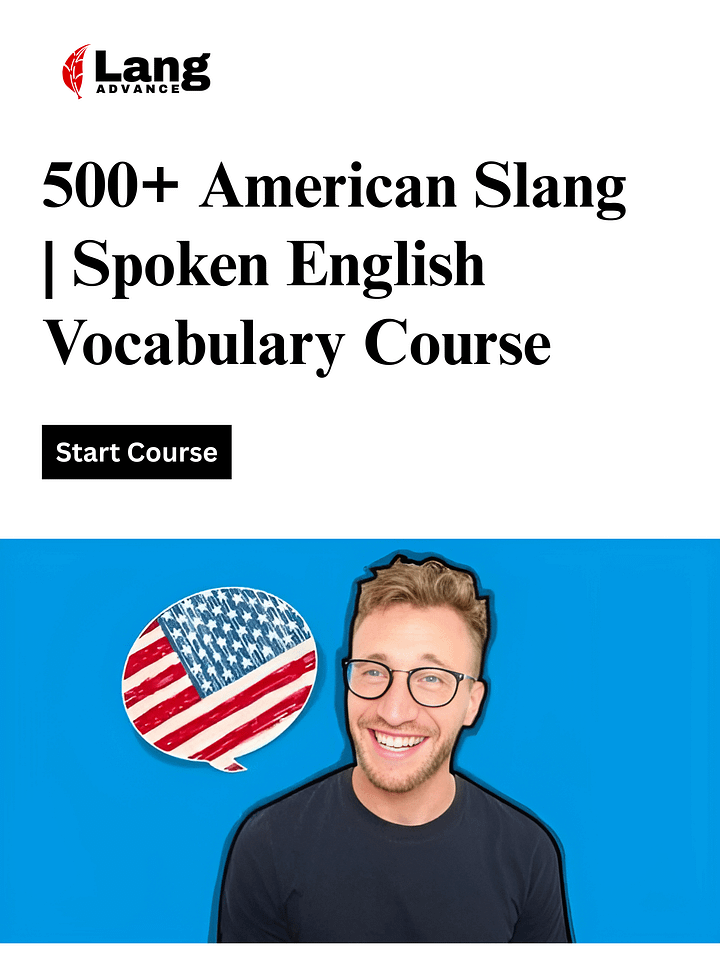 500+ American Slang | Spoken English Vocabulary Course product image (1)