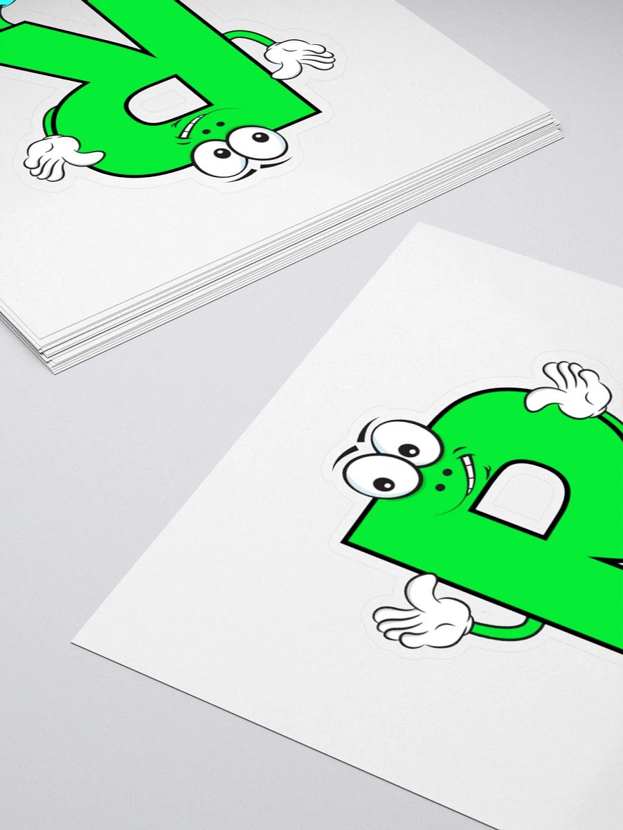 R Letter Cartoon Character Sticker product image (12)