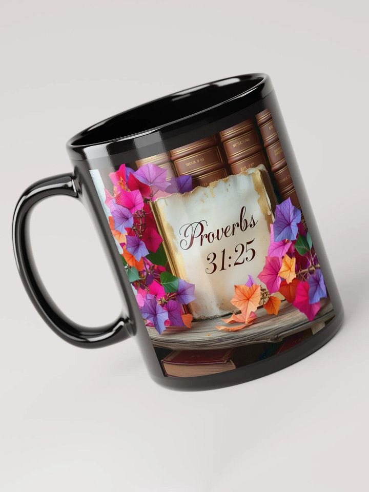 Proverbs 31:25 Floral Mug product image (4)