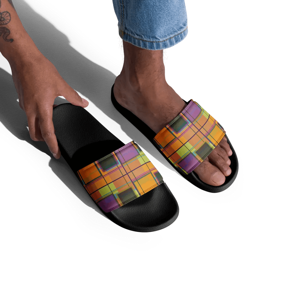 Neonesque Men's Plaid Slides product image (6)