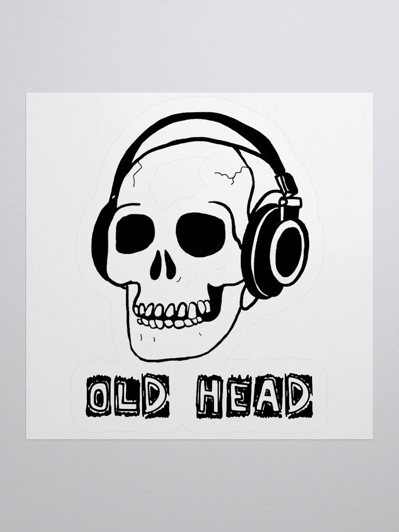 Old Head Sticker