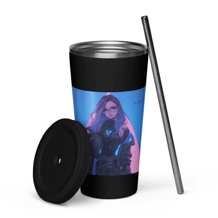 Cyberpunk V.2 Tumbler with a Straw product image (2)