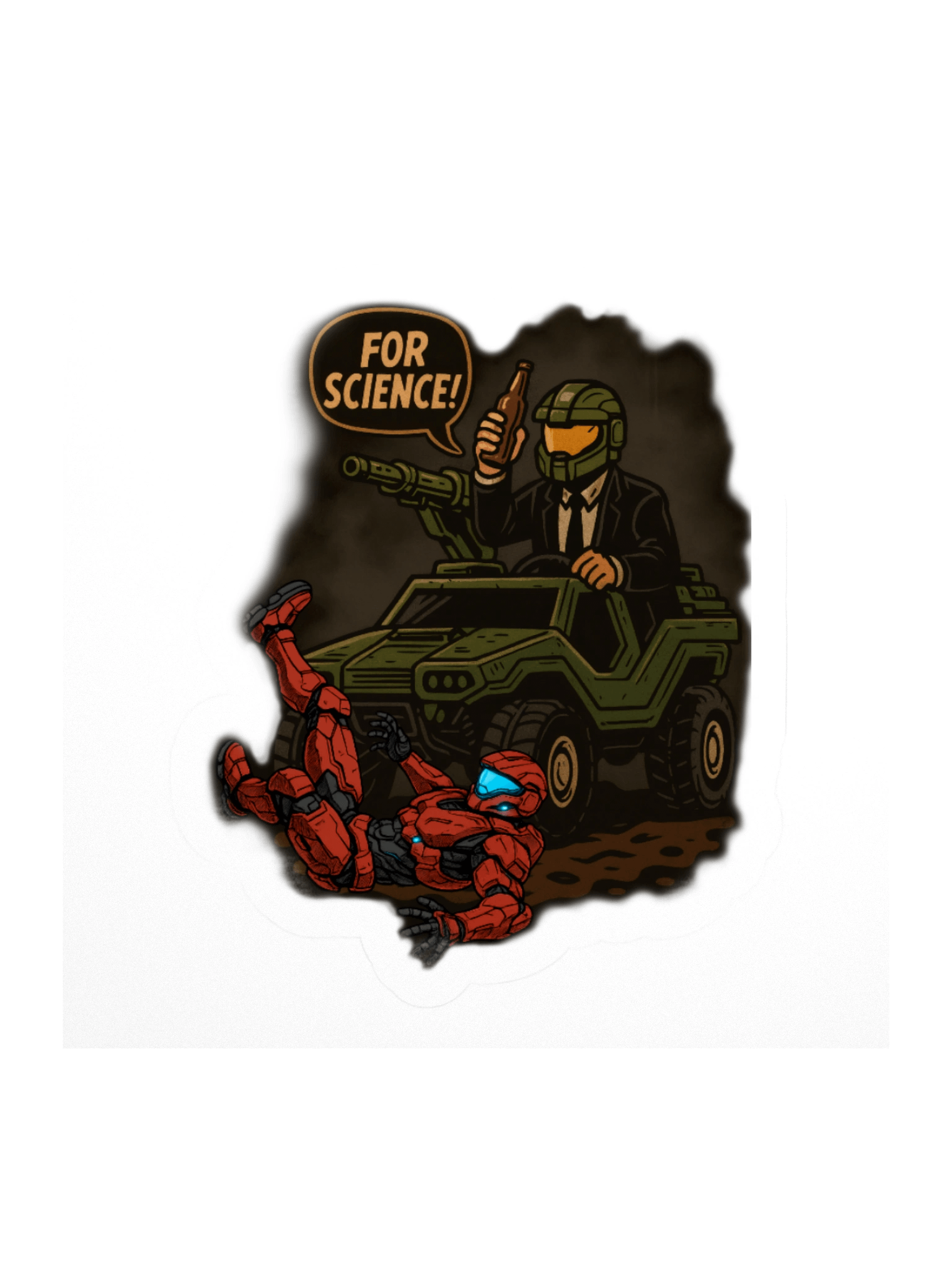 "For Scienced" Sticker product image (1)