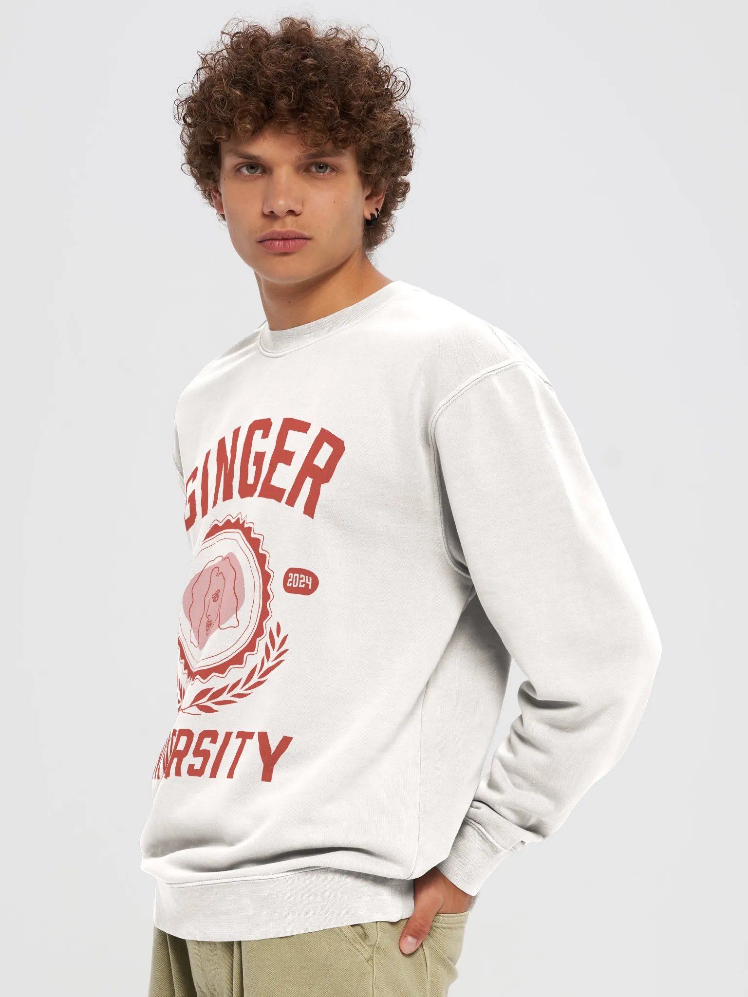 Ginger University Unisex Midweight Pigment-Dyed Sweatshirt product image (1)
