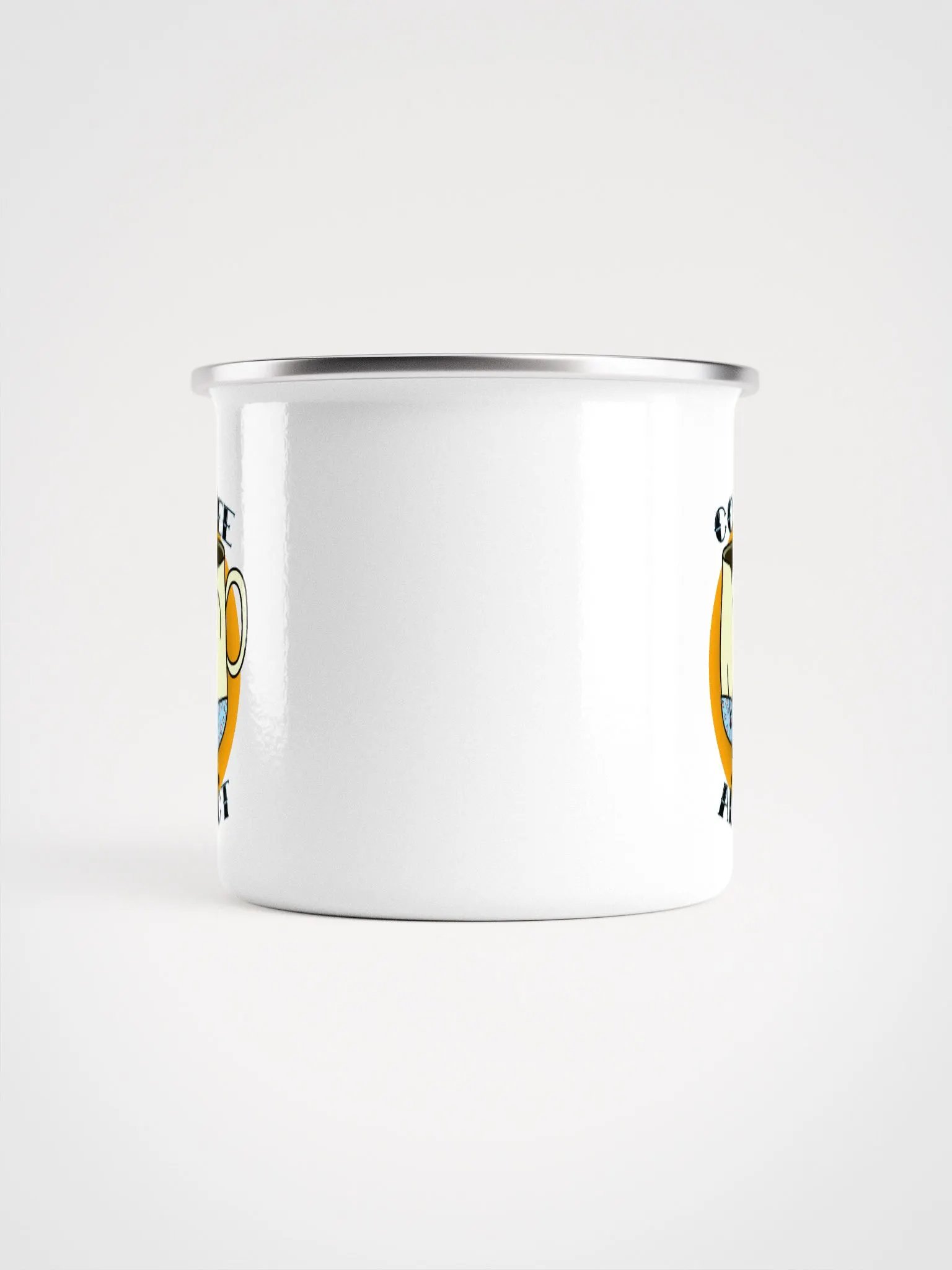COFFEE ADDICT - ENAMEL MUG product image (2)