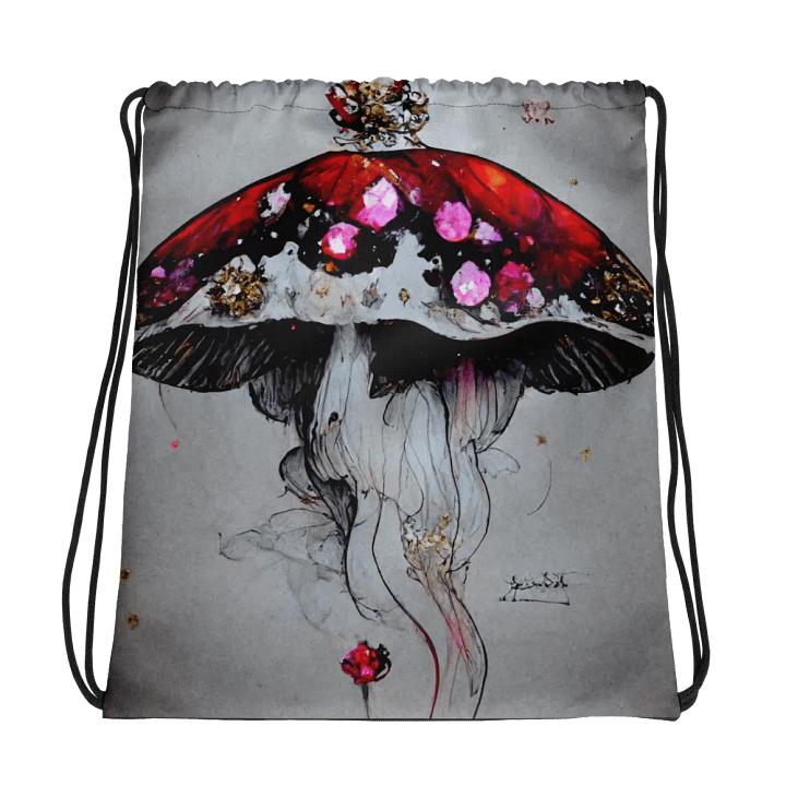 Jellyshroom Fantasy Drawstring Bag product image (1)