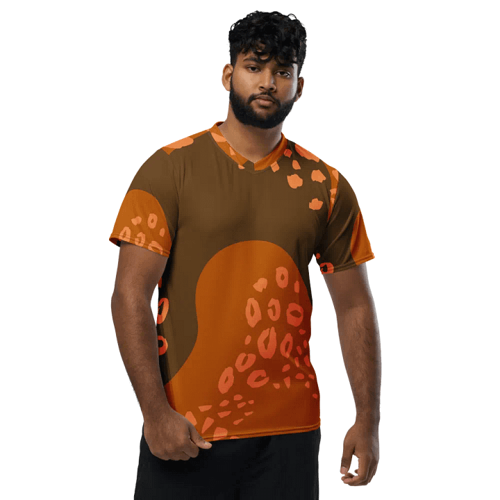 Orangey Orange All-Over Sports Jersey product image (1)