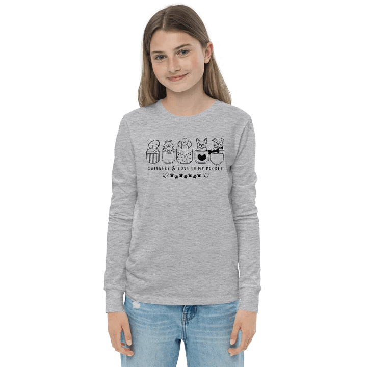 Cuteness and Love in My Pocket Long Sleeve T-Shirt product image (1)