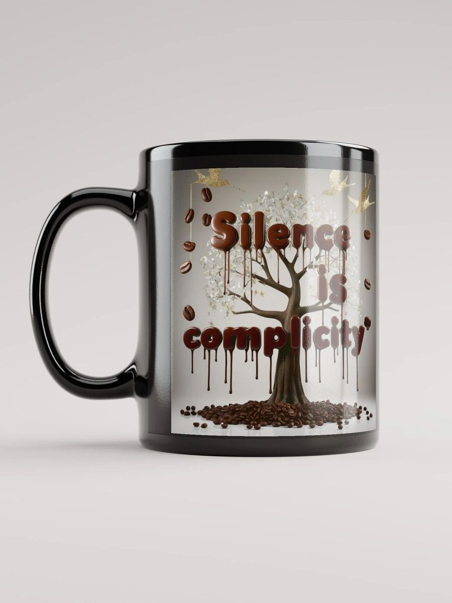 Silent Complicity Black Mug product image (4)