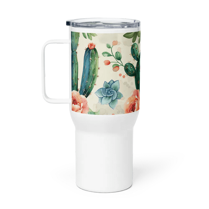 Succulent Serenity Stainless Steel Travel Mug product image (1)