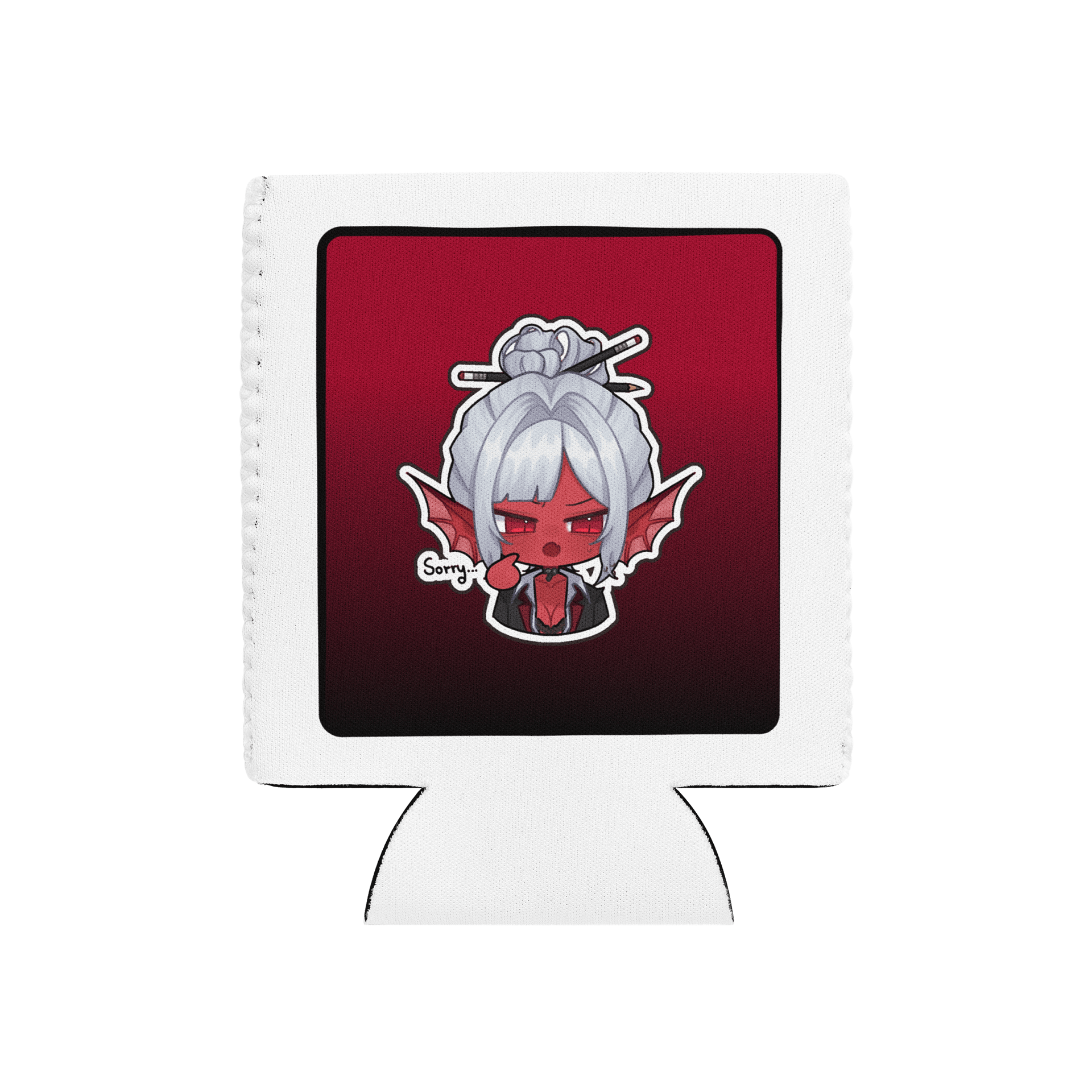 Sorry Emote Coozie (Red) product image (1)