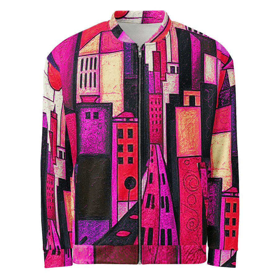 Red City Bomber Jacket product image (1)