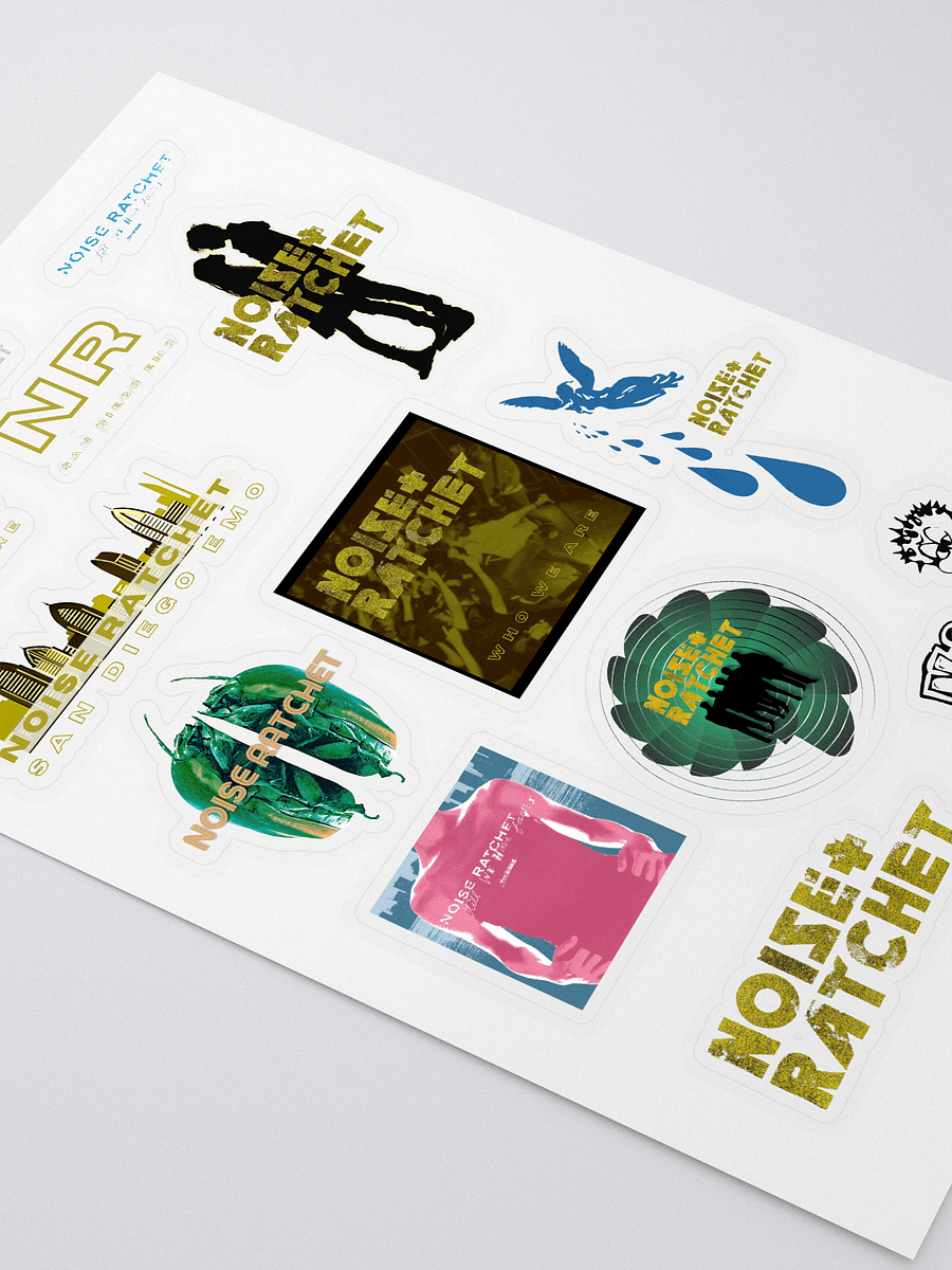Noise Ratchet - Sticker Sheet (14 Stickers) product image (2)