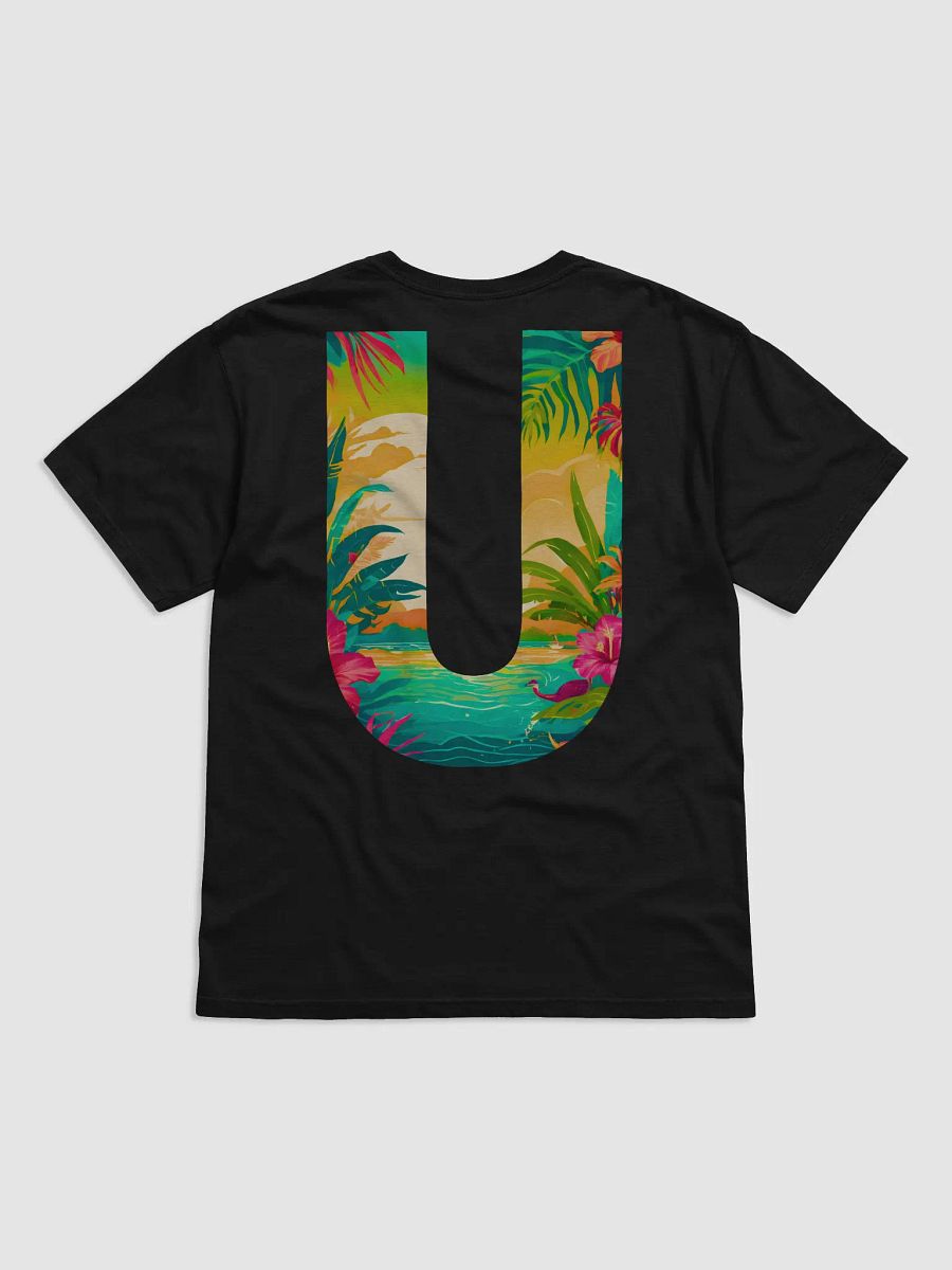 Tropical Sunset Paradise T-Shirt (Letter-U) product image (3)