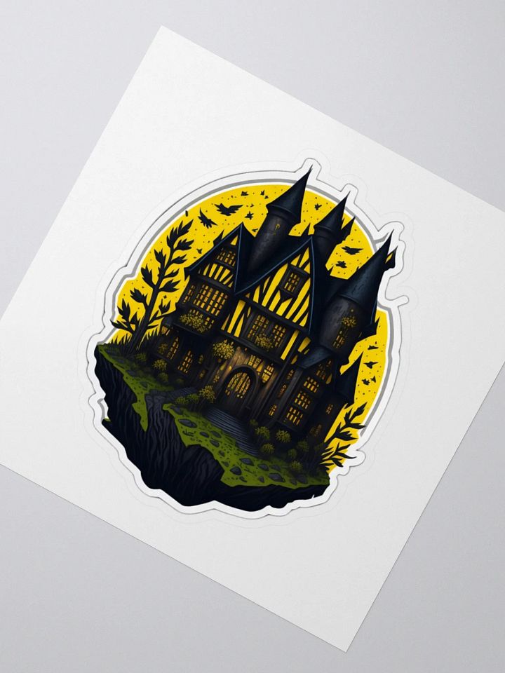 Ethereal Yellow Castle Sticker product image (6)