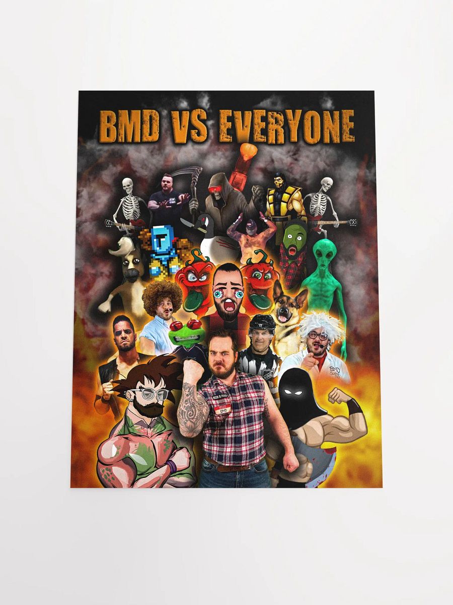 BMD vs EVERYONE Wrestling Poster product image (4)
