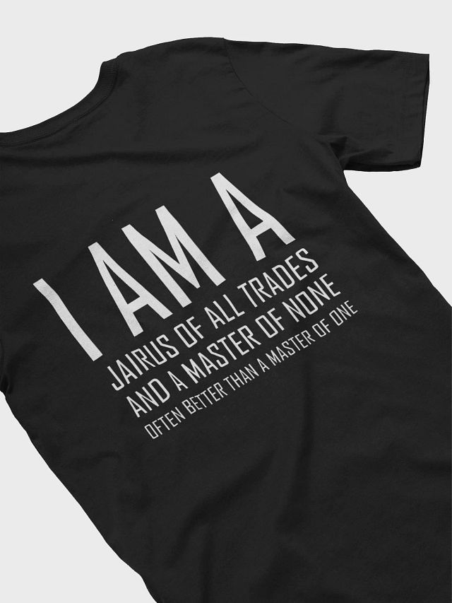 BETTER THAN A MASTER OF ONE T-SHIRT product image (1)