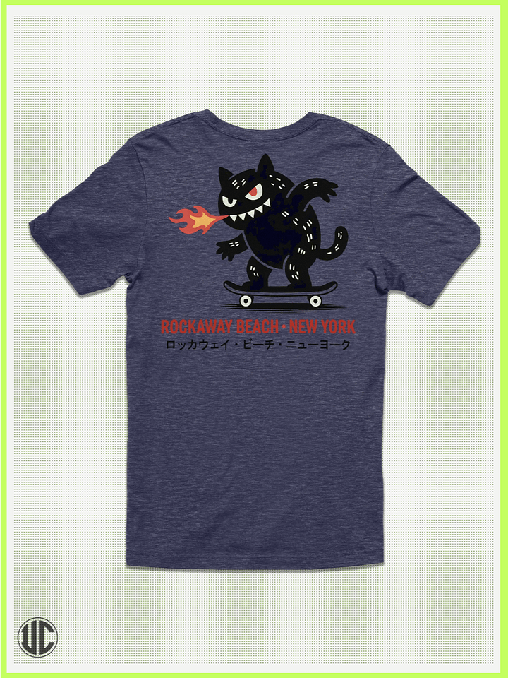 UnkoCon - Rockaway Beach NY Skater T-Shirt product image (2)