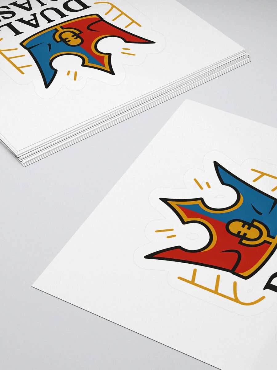 Crowned Chaos: Dual Dynasty Emblem Sticker product image (11)