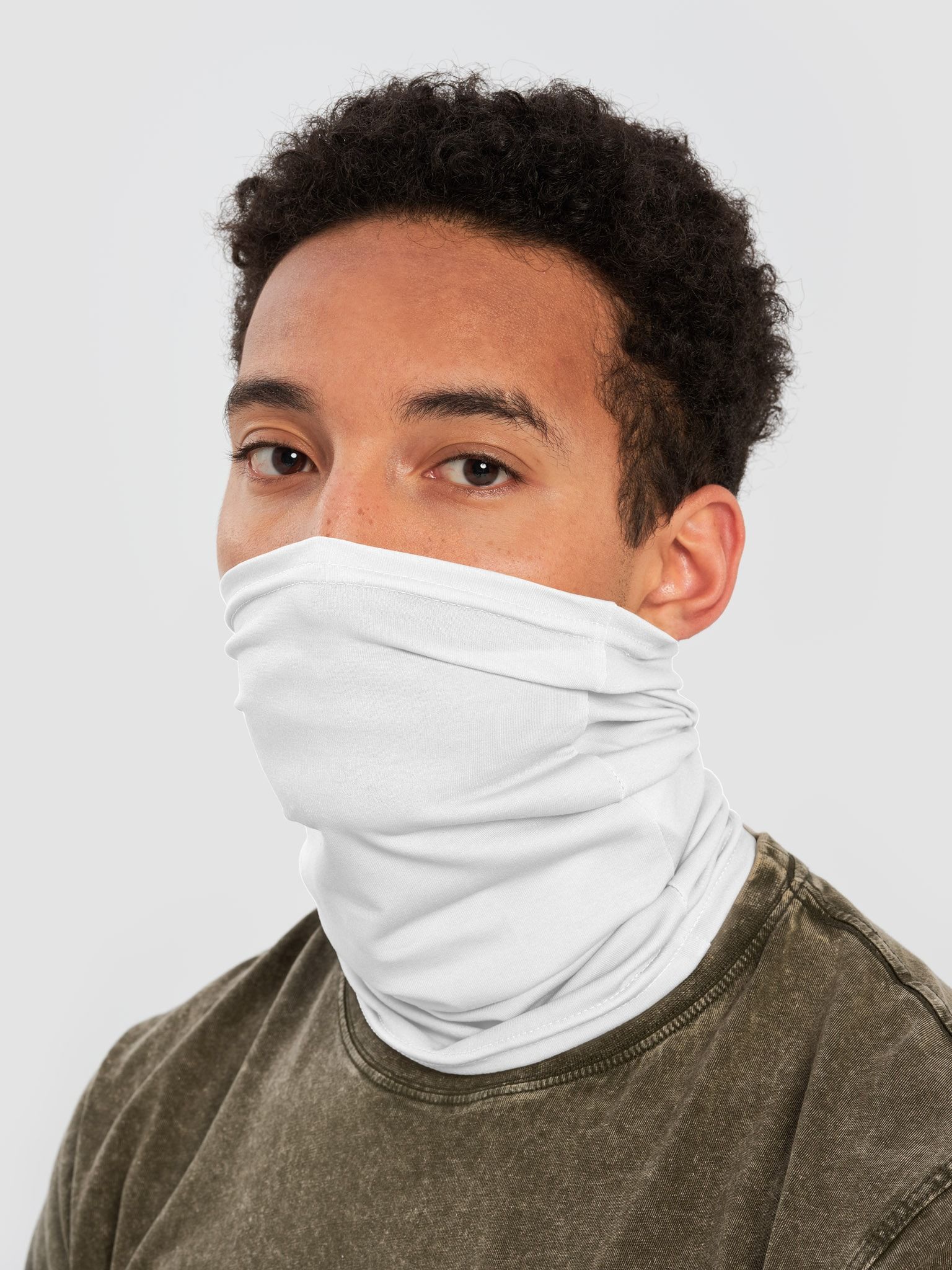 Black Gunpowder Tactical Camo Neck Gaiter Face Cover Cooling