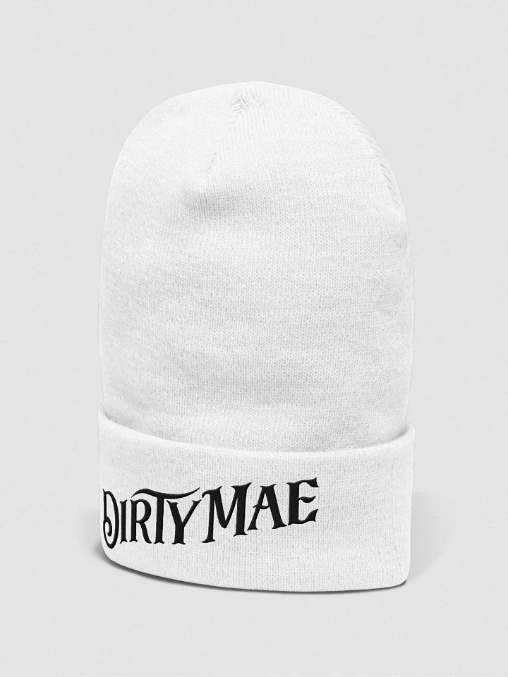 Dirty Mae's White Winter Beanie product image (2)