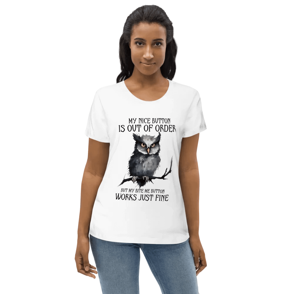 Grumpy Owl Warning Tee product image (6)