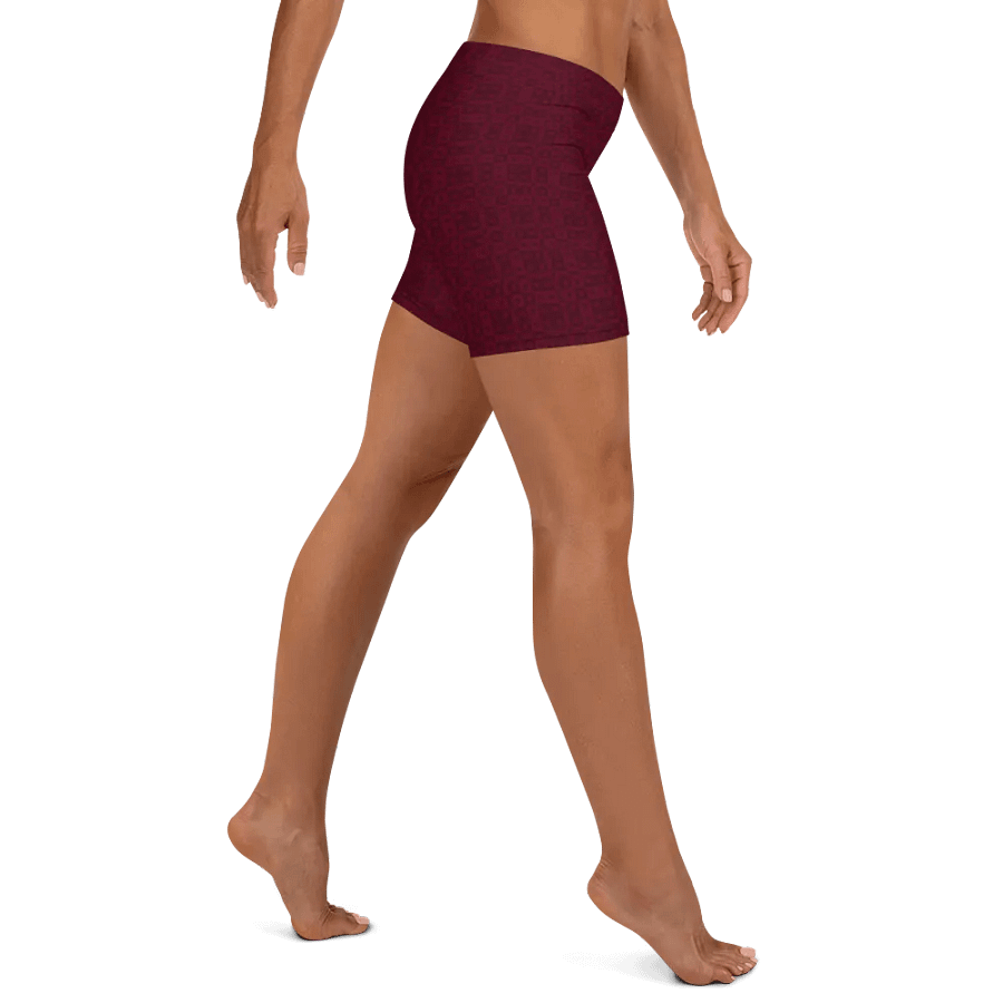 Yoga Shorts in Burgundy product image (5)