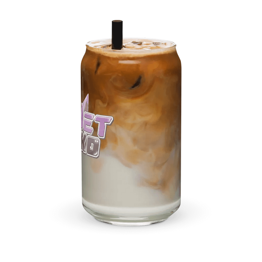 Violet Neko Logo Glass product image (12)