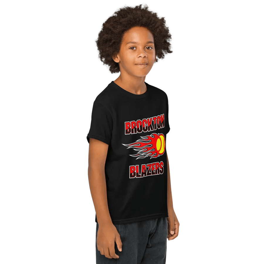 Youth Brockton Blazers Logo Tee - Black product image (4)