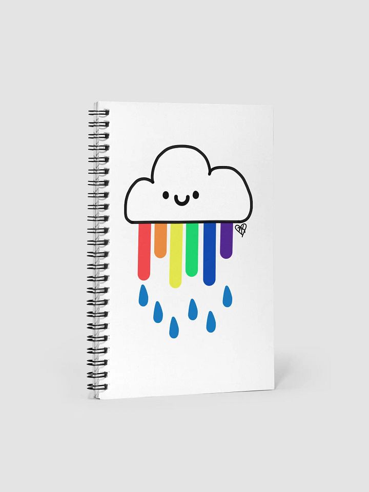 Rainbow Rain Cloud Notebook product image (1)