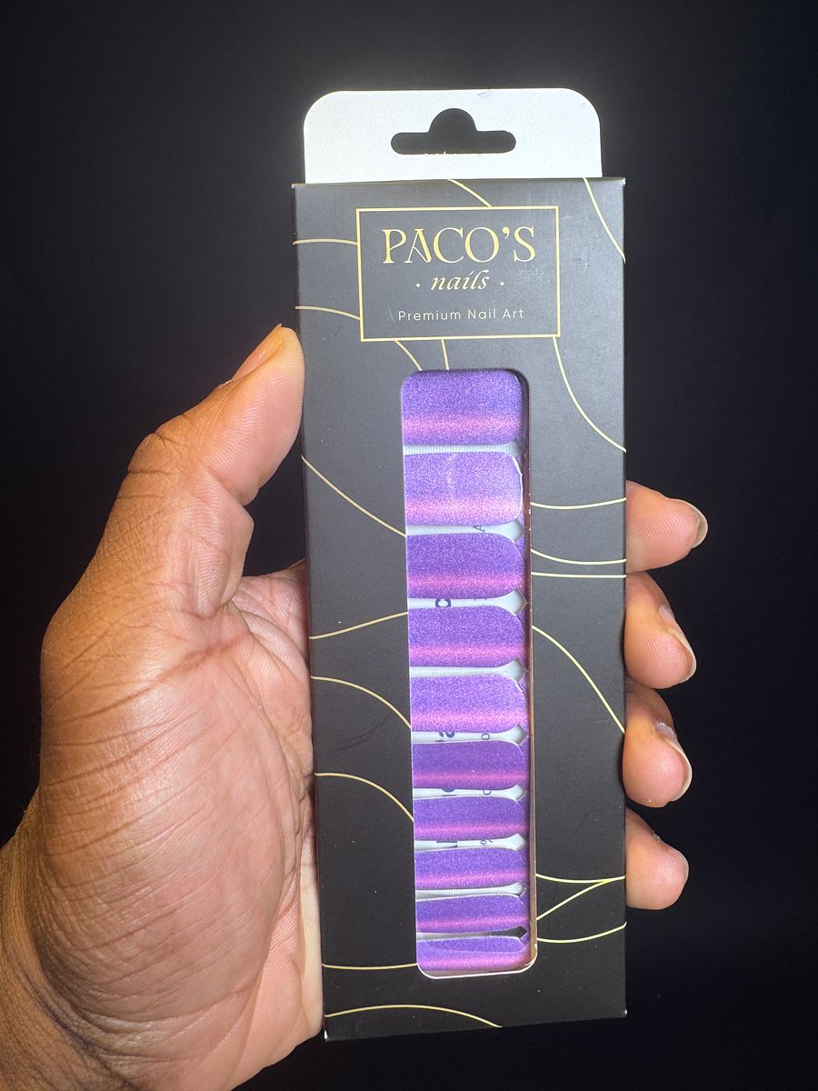 Purple Shimmer Nail Wraps product image (1)